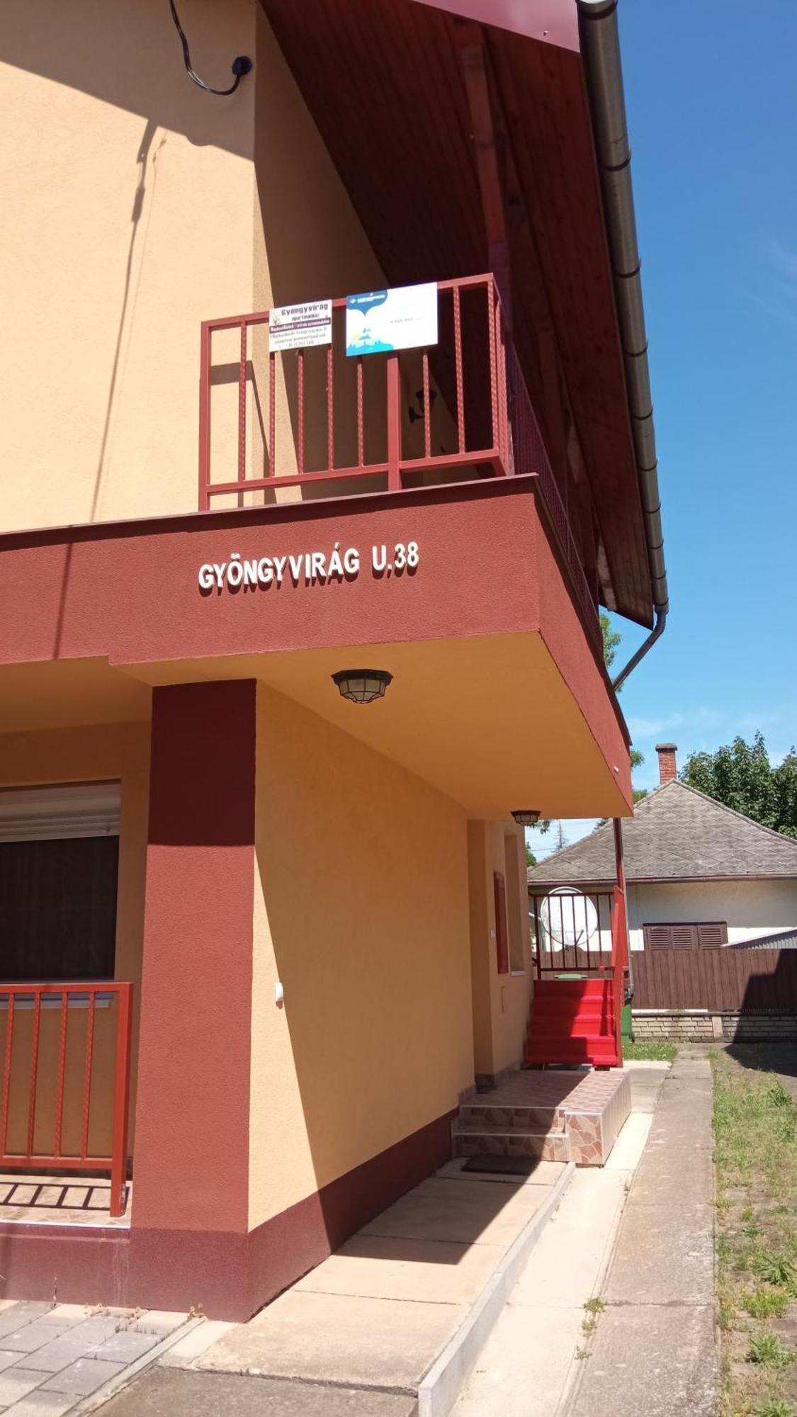 Gyöngyvirág Apartmanház Hajdúszoboszló Exterior foto